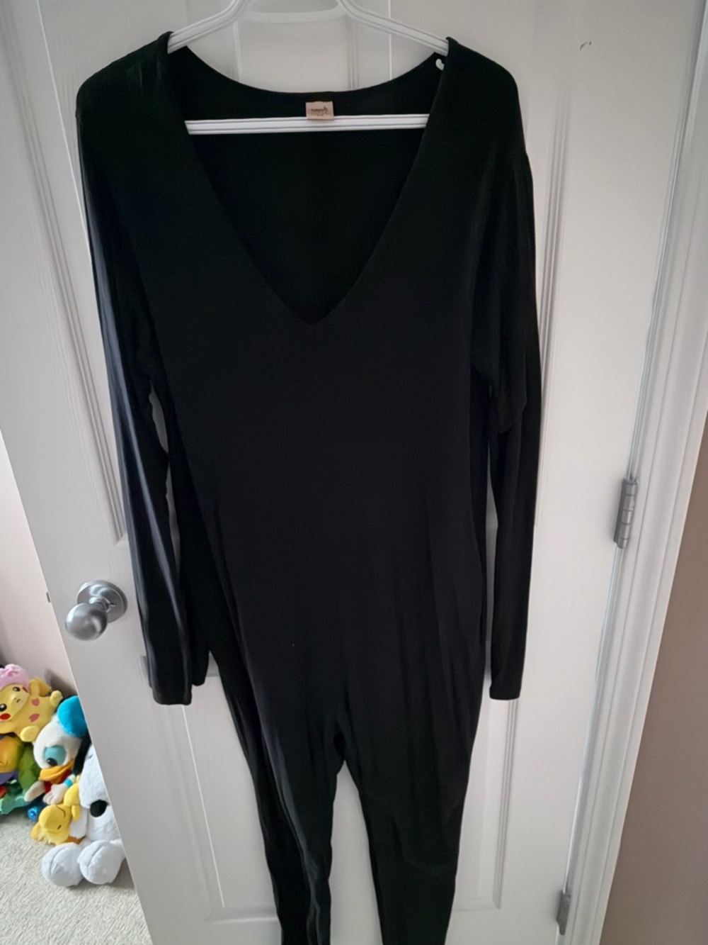Smash + Tess Black V-Neck Top